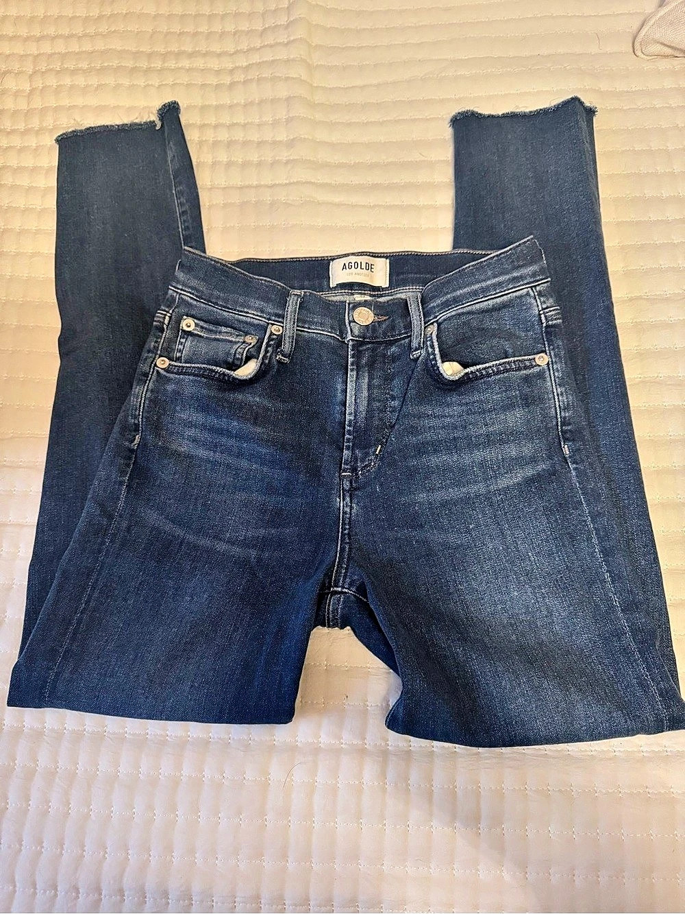 AGOLDE Size 24 Sophie Jeans Raw Hem